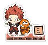 My Hero Academia x Sanrio Characters Acrylic Stand B (Kirishima & We Are Dinosaurs!) (Anime Toy)