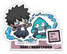 My Hero Academia x Sanrio Characters Acrylic Stand B (Dabi & Hangyodon) (Anime Toy)