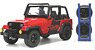 1992 Jeep Wrangler DV8 (Gloss Red) (Diecast Car)