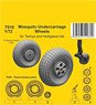 Mosquito Undercarriage Wheels ( for Tamiya / Hasegawa) (Plastic model)