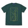 Godzilla Gigan 1972 T-Shirt Apple Green M (Anime Toy)