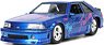 1989 フォード マスタング GT キャンディブルー/グラフィックス (ミニカー)