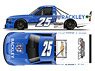 `マット・ディベネデット` #25 ラックリー・ルーフィング シボレー シルバラード NASCAR キャンピングワールド・トラックシリーズ 2022 (ミニカー)