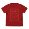 Ultra Seven Ultra Seven Illust Touch T-Shirt Red L (Anime Toy)