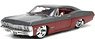 1967 Chevy Impala 2-Door Gray / Red (Diecast Car)