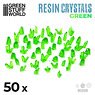 Green Resin Crystals - Medium (Material)