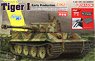 WW.II German Tiger I Early Production `TiKi` Das Reich Division (Battle of Kharkov) w/Magic Tracks (Plastic model)
