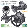 KingTiger 9 Teeth Sprockets Early Type Pattern 1 (2 Pieces) (Plastic model)