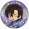 Detective Conan Hologram Can Badge Kenji Hagiwara Deformed Festival of the Weaver Ver. (Anime Toy)