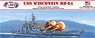 USS Wisconsin BB-64 Battleship (Plastic model)