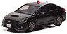 Subaru WRX S4 2.0GT Eye Sight (VAG) 2018 Aomori Prefecture Police Department Expressway Traffic Police Unit Vehicle (Unmarked Patrol Car Black) (Diecast Car)