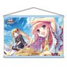 [Iris Mysteria!] x [Aiyoku no Eustia] Tia & Licia Collaboration W Suede Tapestry (Anime Toy)