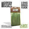 Long Grass Flock 100mm - Light Green (Material)