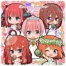 [The Quintessential Quintuplets] Puchichoko Rubber Mat Coaster [Wedding Ver.] (Anime Toy)