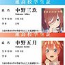 Collection Card The Quintessential Quintuplets the Movie (Set of 10) (Anime Toy)