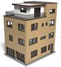 1/80(HO) Downtown Building A Paper Kit (Unassembled Kit) (Model Train)