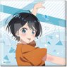 Rent-A-Girlfriend Square Can Badge Ruka Sarashina B (Anime Toy)