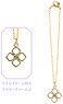 AZO2 Necklace - Flower Stone - (Moon Gold) (Fashion Doll)