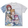 Love Live! Nijigasaki High School School Idol Club QU4RTZ Full Graphic T-Shirt White S (Anime Toy)