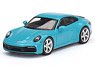 Porsche 911(992) Carrera S Miami Blue (LHD) (Diecast Car)