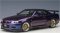 Nissan Skyline GT-R (R34) V-Spec II `BBS LM Wheel Version` (Midnight Purple III) (Diecast Car)