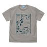 Laid-Back Camp Rin Shima Camp Tool T-Shirt Light Gray S (Anime Toy)