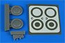 K5Y Willow Wheels & Paint Masks (for Micro Ace) (Plastic model)