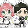 Spy x Family Trading Acrylic Key Ring Mini Chara Ver. (Cafe) (Set of 6) (Anime Toy)