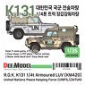 現用 韓国軍 1/4トン小型軍用汎用車K131 増加装甲仕様 フルキット (プラモデル)
