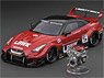 LB-Silhouette WORKS GT Nissan 35GT-RR Red/Black #5 With Engine (ミニカー)