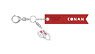 Detective Conan Synthetic Leather Ribbon Key Ring Conan (Anime Toy)