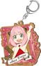 Spy x Family Vintage Series Wood Plate Key Ring Anya Forger B (Anime Toy)
