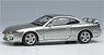 Nissan Silvia (S15) Spec R Aero 1999 スパークリングシルバー (ミニカー)