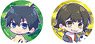 Blue Lock Street Chara Can Badge Set [A: Yoichi Isagi , Meguru Bachira] (Anime Toy)
