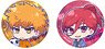 Blue Lock Street Chara Can Badge Set [B: Rensuke Kunigami , Hyoma Chigiri] (Anime Toy)