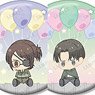 Attack on Titan Trading Popoon Can Badge (Set of 8) (Anime Toy)