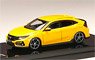 Honda Civic Hatchback (FK7) 2020 Yellow (Custom Color) (Diecast Car)