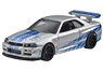 Hot Wheels Retro Entertainment The Fast and the Furious Nissan Skyline GT-R (BNR34) (Toy)