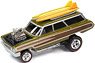 1964 Ford Country Squire Zingers Lime / Wood / Surfboard (Diecast Car)