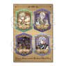 Die-cut Sticker Dream Meister and the Recollected Black Fairy Noah & Chitose & Adel & Gin (Anime Toy)