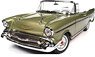 1957 Chevy Bel Air Conver Laurel Green (Diecast Car)