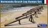 Normandy Wooden Beach Log Ramps Set (Plastic model)