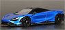 McLaren 765LT Metallic Blue (Diecast Car)