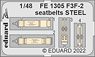 F3F-2 Seatbelts Steel (for Academy) (Plastic model)