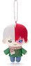 Nitotan My Hero Academia Holiday Plush w/Ball Chain Shoto Todoroki (Anime Toy)