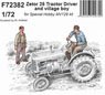 Zetor 25 Tractor Driver and Village Boy (for Planet) (Plastic model)