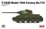 T-34/85 Model 1944 Factory No.174 (Plastic model)