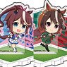 Uma Musume Pretty Derby Chara Petit Acrylic Puzzle Plate Vol.1 (Set of 6) (Anime Toy)