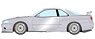 Nissan Skyline GT-R (BNR34) V-spec II 2000 (BBS LM Wheel) アスリートシルバー (ミニカー)