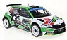 シュコダ ファビア Rally2 EVO 2022年モンテカルロラリー WRC2 優勝 #20 A.Mikkelsen/E.Torstein (ミニカー)